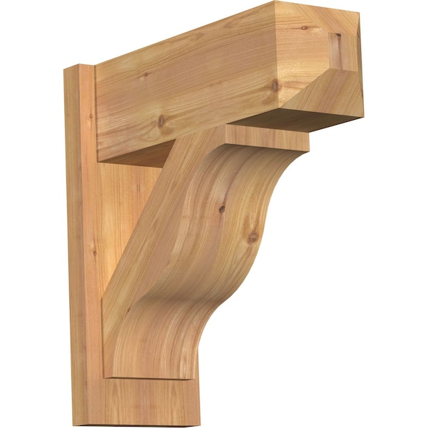 Ekena Millwork Funston Smooth Craftsman Outlooker, Western Red Cedar, 7 1/2"W x 20"D x 20"H OUT08X20X20FST04SWR - main